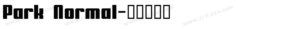 Park Normal字体转换